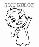 Cocomelon Melon Coloringonly Coloringgames Coloringall Sheets sketch template