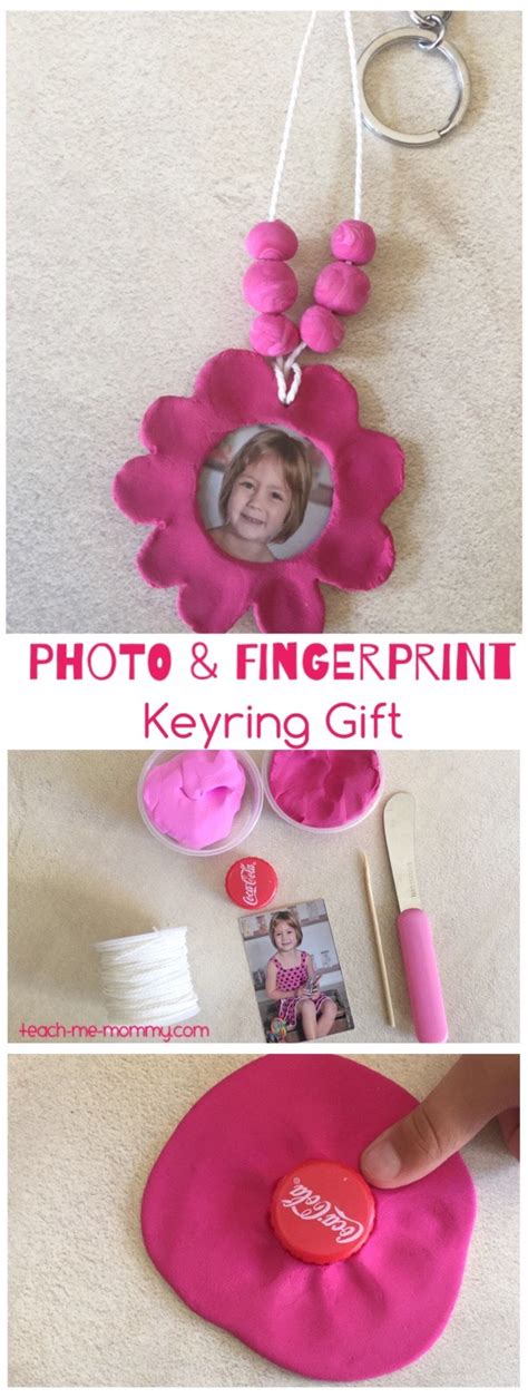 photo and fingerprint keyring t teach me mommy