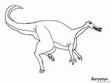 Baryonyx Coloring4free sketch template