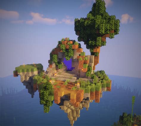 floating islands  minecraft