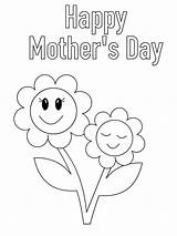 Mothers Coloring Mother Pages Happy Card Printable Cards Greeting Kids Sheets Sheet Drawing Flowers Mom Template Activities Flower Colouring Book sketch template