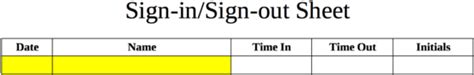 sign insign  sheet template  word eforms