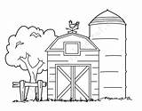 Coloring Pages Barn Printable Farm Sheets Kids Barns Book Red Animal Crafts Print Coloringcorner Animals Keywords Printables Choose Board sketch template