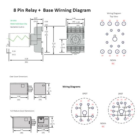 pin relay schematic wiring diagram