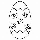 Easter Egg Coloring Pages Eggs Large Clipart Color Flowers Giant Blank Bigactivities Clipartbest Print Printable Crafthubs Getcolorings sketch template