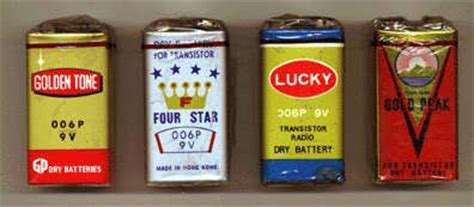 collectible  batteries