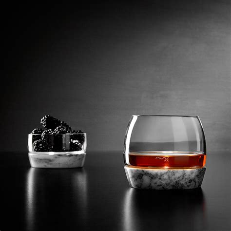 Chill Crystal Whiskey Glass With Marble Base Turgla Home