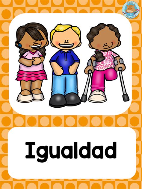 valores tarjetas  imagenes educativas