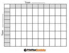 printable football squares printable  square football pool sheet