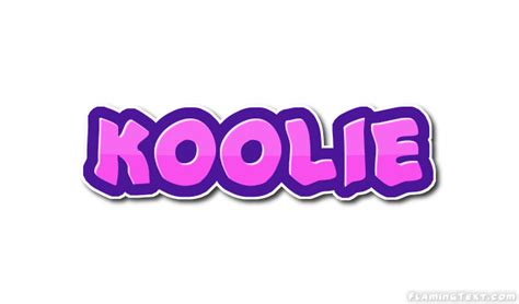 koolie ロゴ フレーミングテキストからの無料の名前デザインツール