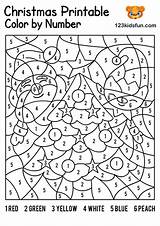 Numbers 123kidsfun Toddlers Preschoolers Numeros Wreath Rudolph Artykuł sketch template