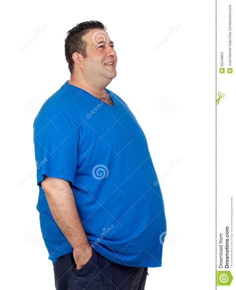 happy fat man stock images image 25248604