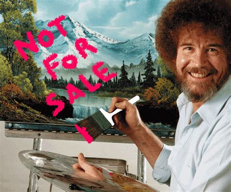 Why It’s Nearly Impossible To Buy An Original Bob Ross Painting The
