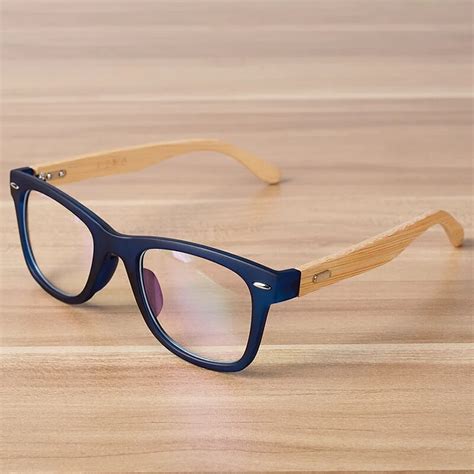 korean glasses frame clear lens optical frames fake eyeglasses wooden