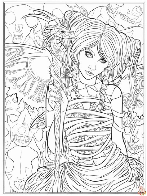 fantasy coloring pages printable   coloring sheets