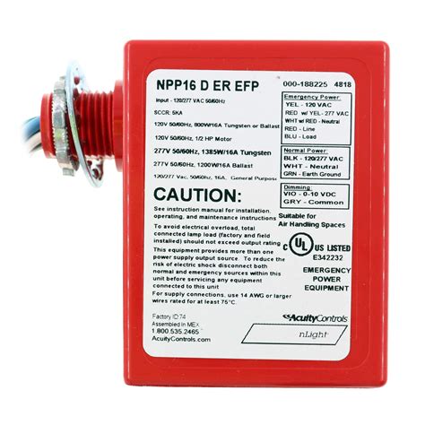 buy sensor switch npp  er efp nlight relay emergency power pack