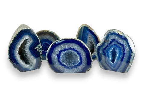 agate geode blue craftstones