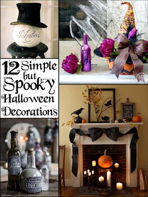 simple  spooky halloween decorations  scrap shoppe