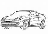 Hyundai Tiburon Colorir Kolorowanki Kolorowanka Desenhos Supercoloring Esportivo Peugeot Elantra Colorironline Cartoon Malowankę Wydrukuj Drukowanka sketch template