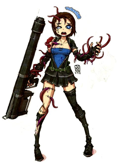 Jill Valentine And Nemesis Fused Into A Character Of