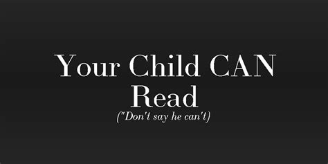 child  read