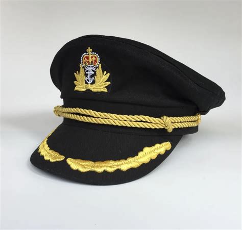 yachting cap yacht captain hat navy sailor hats black  holidays costumes  novelty