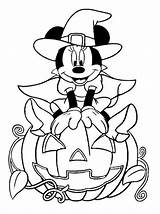 Coloring Halloween Disney Pages Minnie Mouse Mickey Sheet Fall Printable Choose Board Sheets Kids sketch template