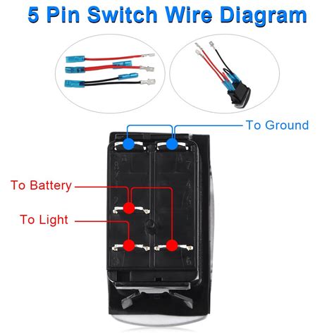 lighted rocker switch wiring diagram