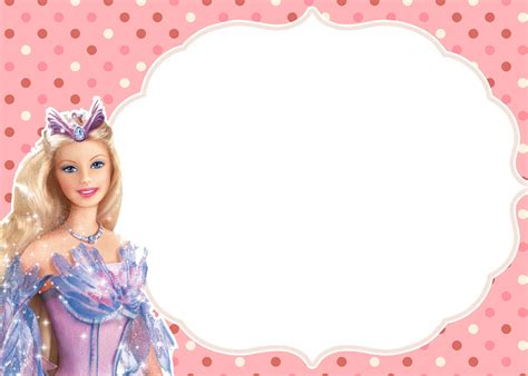 free printable barbie invitation templates free