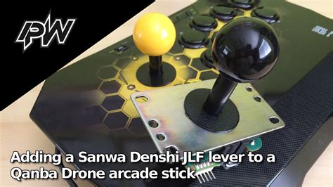 ipw fight tech sanwa denshi jlf lever mod  qanba drone arcade stick youtube