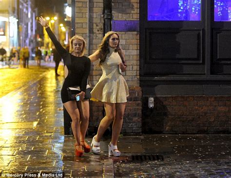Christmas Party Revellers Hit Towns Across The Country Daily Mail Online