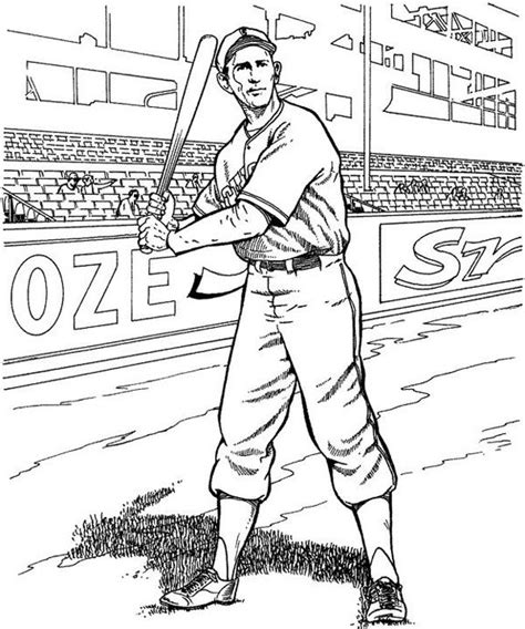 baseball coloring pages images  pinterest