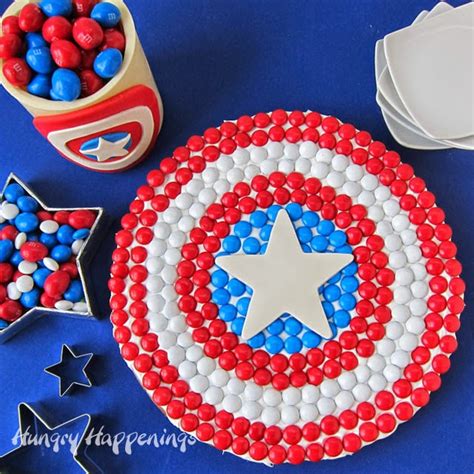 Captain America Mandm S Cookie Cake Candy Jar And More