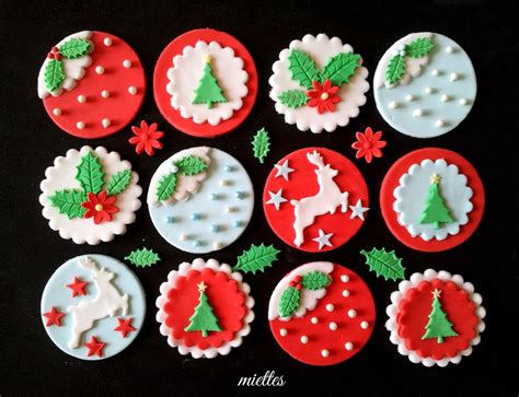 christmas cupcake toppers cakecentralcom