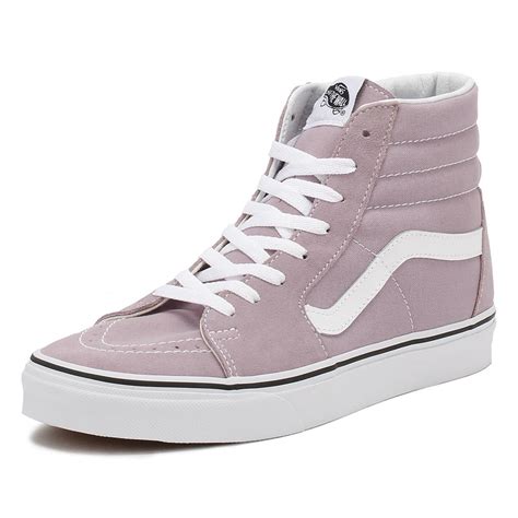 vans canvas womens lilac sk  trainers lyst