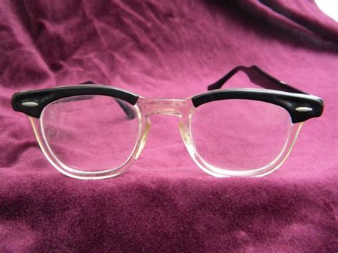 retro 1950s mid century bausch and lomb eyeglasses frames ray ban vintage