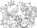 Coloring Pages Fairies Adult sketch template