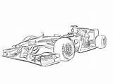 Coloring Indycar sketch template