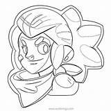 Brawl Shelly Xcolorings Brave 640px 63k sketch template