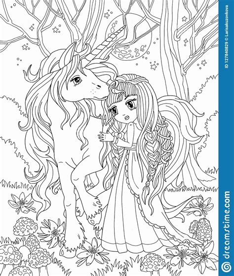 coloring pages unicorn  princess   memepaper