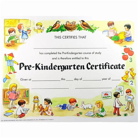 printable pre  certificates  printable diplomas feature