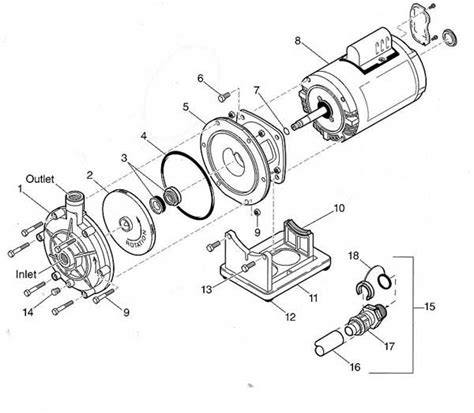 polaris pb  booster pump parts diagram