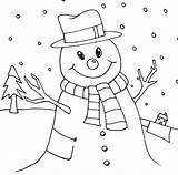 Snowy Coloring Snow Snowman Pages Printable Rain Blank Color Getcolorings Getdrawings sketch template