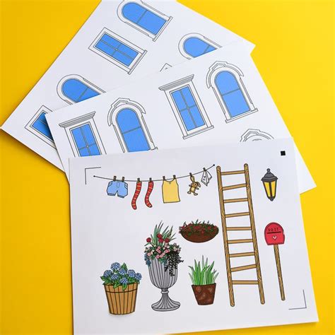 printable dollhouse template paper house template paper doll