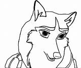 Coloring Balto Pages Cartoon Jenna Clipart Wolf Base Popular Library sketch template
