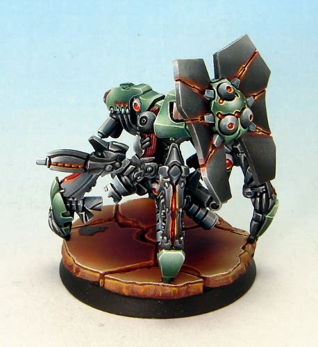 tom schadle miniatures infinity combined army  drone