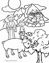 Isaac Coloring Pages Born Rebekah Getcolorings sketch template