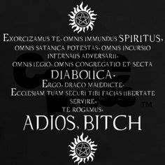 supernatural exorcism chant dean edition exorcizamus te omnis immundus spiritus omnis satanica
