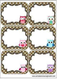 printable owl  tags owl  tags tag template  owl labels