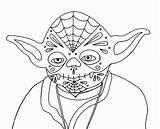 Yoda Coloring Pages Printable Wars Star Dia Los Print Simple Pattern Color Sheets Wenchkin Yucca Muertos Comments Coloringhome sketch template